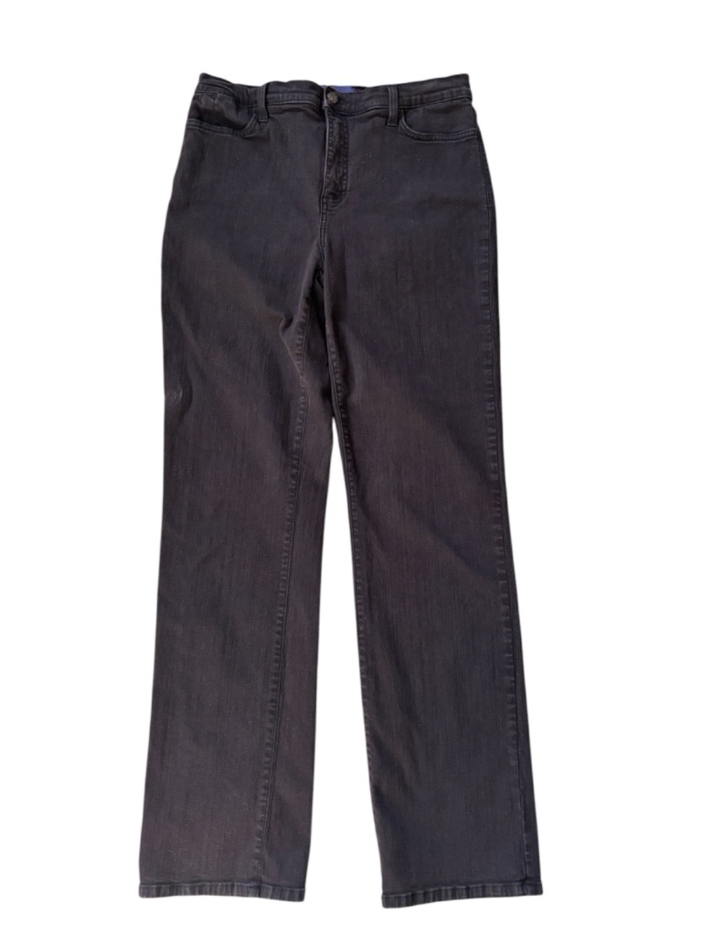 NYDJ Brown Straight Leg High Waist Jeans Size 12